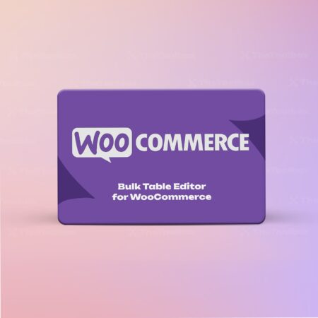 Bulk Table Editor for WooCommerce