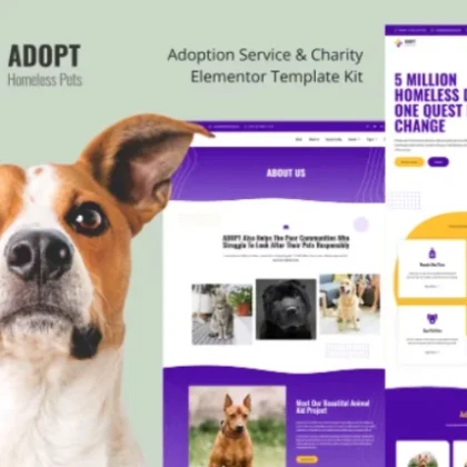 Adopt – Adoption Service & Charity Elementor Template