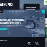 Aeropict – Drone Aerial Photography & Videography Elementor Template