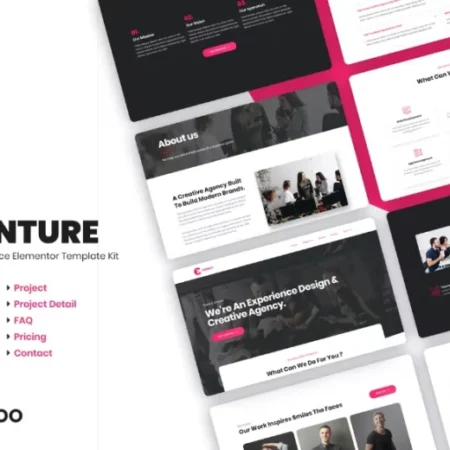 Agenture | Digital Agency & Startup Elementor Template