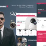Alarmax – Security Services & Alarm Installation Elementor Template