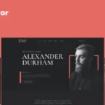 Alexander Durham – Portfolio Photography Elementor Pro Full Site Template