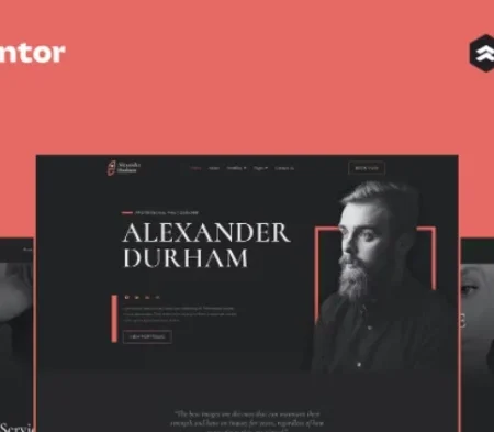 Alexander Durham – Portfolio Photography Elementor Pro Full Site Template