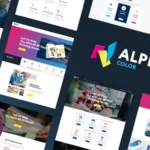 AlphaColor – Design & Printing Elementor Template