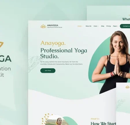 Anayoga – Yoga Teacher & Studio Elementor Template