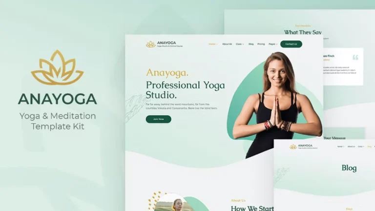 Anayoga – Yoga Teacher & Studio Elementor Template Anayoga – Yoga Teacher & Studio Elementor Template - Imagen 1