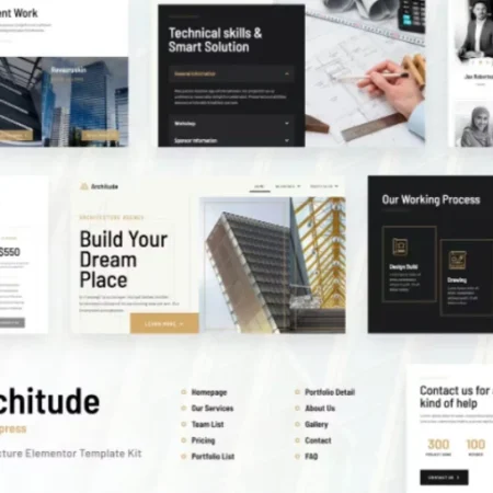 Architude | Architecture Agency & Interior Design Elementor Template
