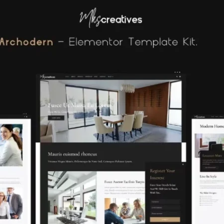 Archodern – Interior & Architecture Elementor Template
