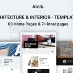 Arcik – Architecture & Interior Elementor Template