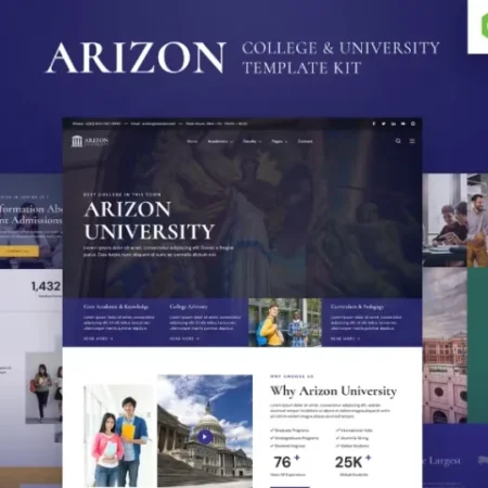 Arizon – College & University Elementor Template