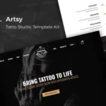 Artsy – Tattoo Studio Elementor Template