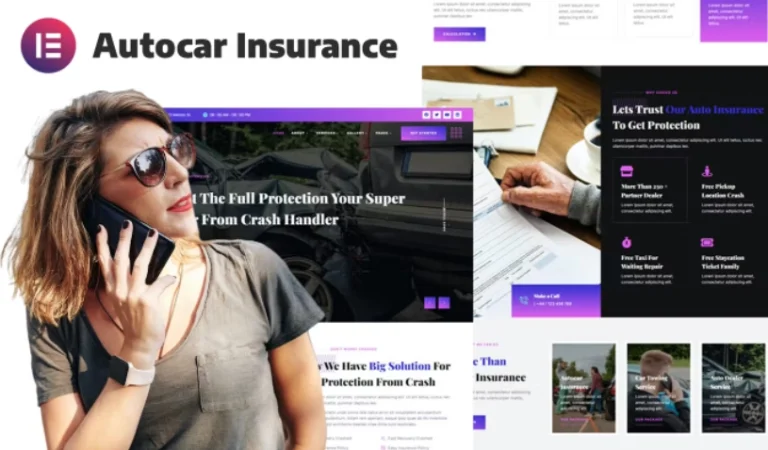 Asurance – Car Auto Insurance & Protection Services Elementor Template Asurance – Car Auto Insurance & Protection Services Elementor Template - Imagen 1