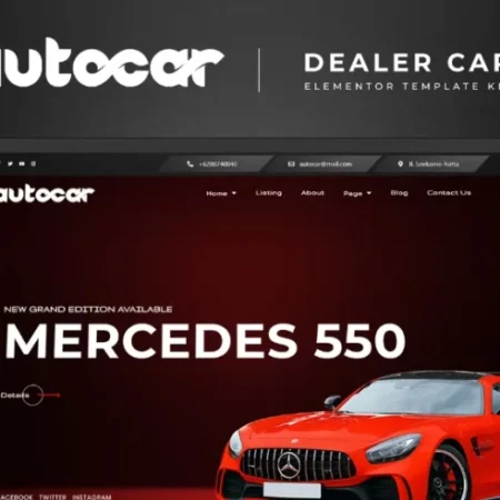 Autocar – Car Dealer Elementor Template