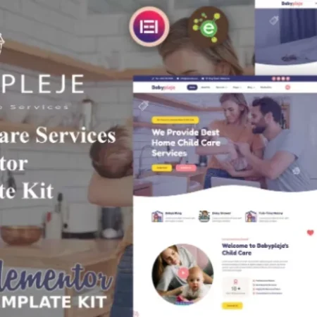 Babypleje – Baby Care Services Elementor Template