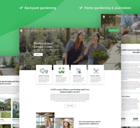 Bagaicha – Landscape & Gardening Elementor Template