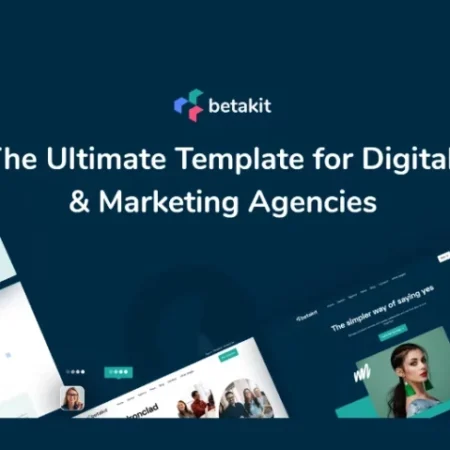 Betakit – Digital & Marketing Agency Elementor Template