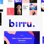 Birru – Simple Portfolio Elementor Template
