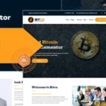Bitco – Bitcoin & Cryptocurrency Elementor Template