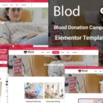Blod – Blood Drive & Donation Campaigns Elementor Template