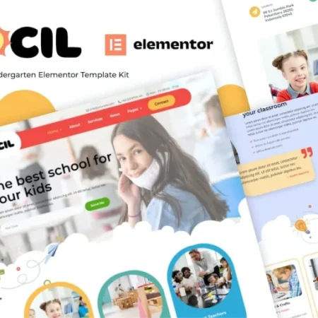 Bocil – Children Kindergarten Elementor Template