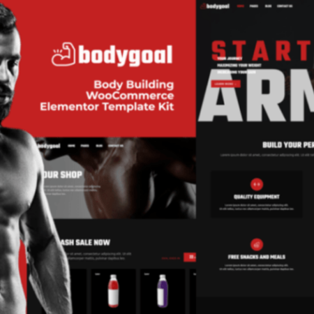 Body Goal – Body Building WooCommerce Elementor Template