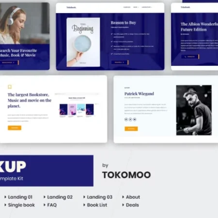 Bookup | Book Store Elementor Template