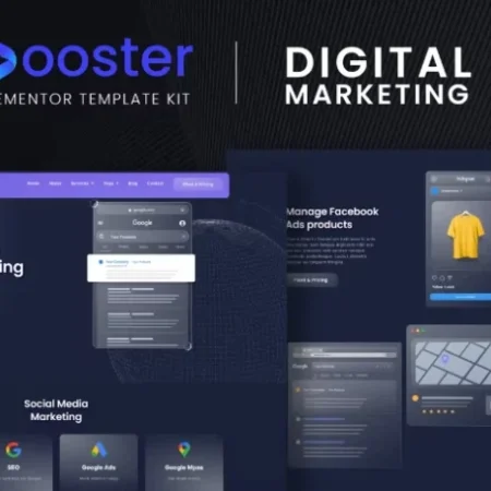 Booster – Digital Marketing Elementor Template