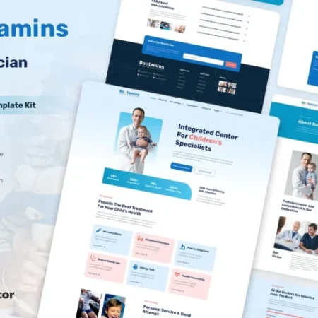 Bootamins – Pediatrician Clinic Template