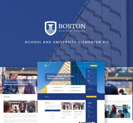 Boston – School & University Elementor Template