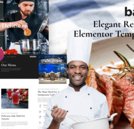 Basilia – Elegant Restaurant Elementor Template