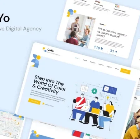 CaYo – Creative Agency Elementor Template