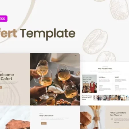 Cafert – Cafe and Restaurant Elementor Template
