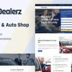 CarDealerz – Auto Dealer & Auto Shop Website Elementor Template