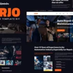 Carjo – Car Services & Repair Elementor Template