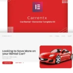 Carrentx – Car Rental Elementor Template