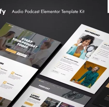 Castify – Audio Podcast Elementor Template