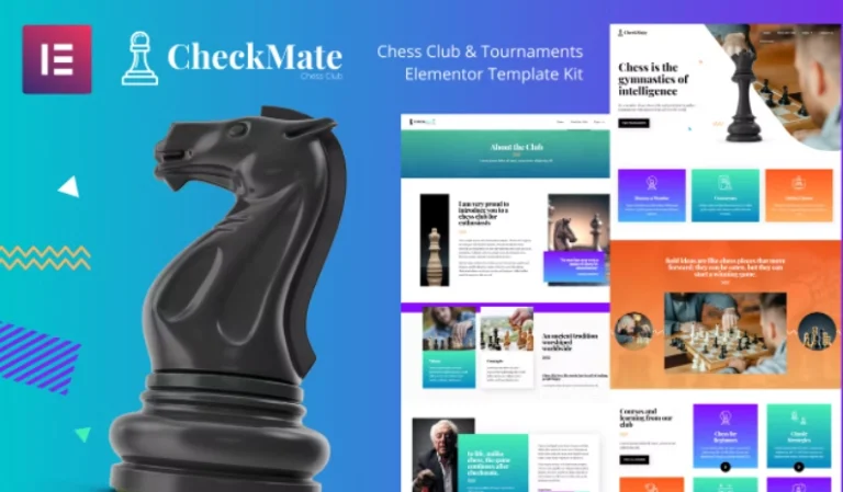 CheckMate – Chess Club & Tournaments Elementor Template CheckMate – Chess Club & Tournaments Elementor Template - Imagen 1