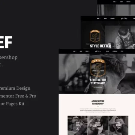 Chief – Modern Barbershop Template