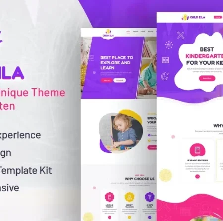 ChildZilla – Kindergarten & Childcare Elementor Template