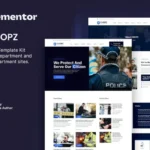 Chopz – Police & Sheriff Department Elementor Template