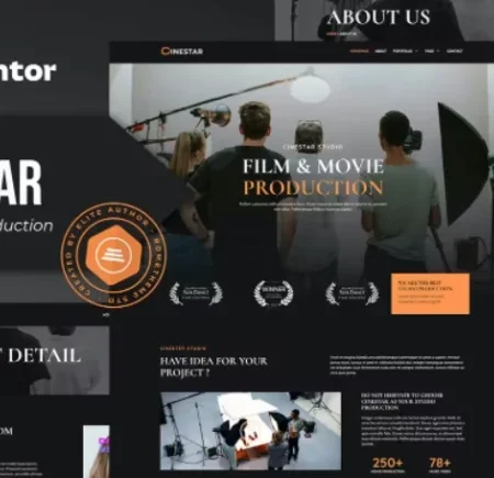 Cinestar – Film & Video Production Elementor Template