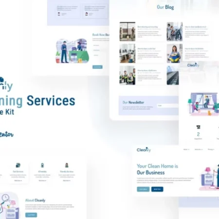 Cleanly – Cleaning Service Elementor Template