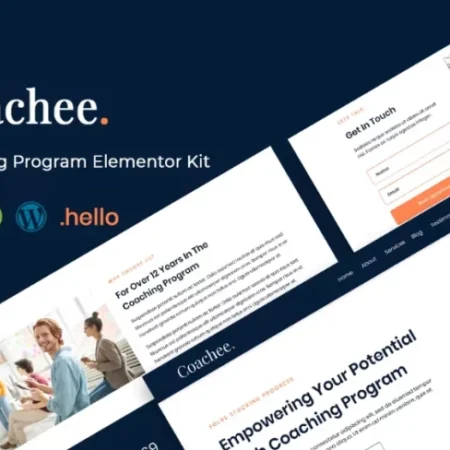 Coachee – Coaching Program Elementor Template