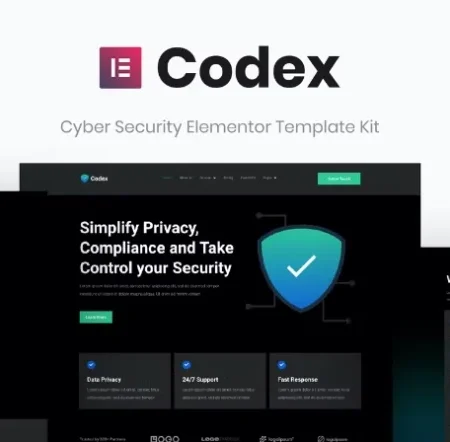 Codex – Cyber Security Elementor Template