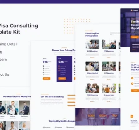 Comgo | Immigration & Visa Consulting Elementor Template