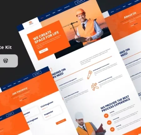 Conpress – Construction Service Elementor Template