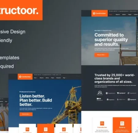 Constructoor – Construction & Building Elementor Template