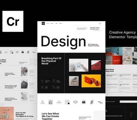 Crispin – Creative Agency Elementor Template