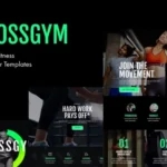 CrossGym – Gym & Fitness Elementor Template