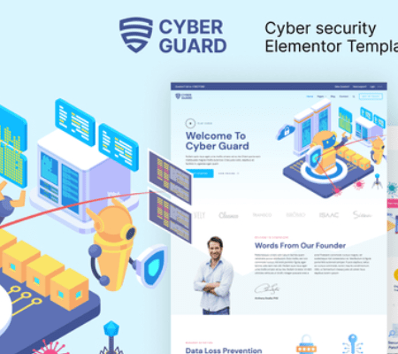 Cyberguard – Cyber Security Elementor Template